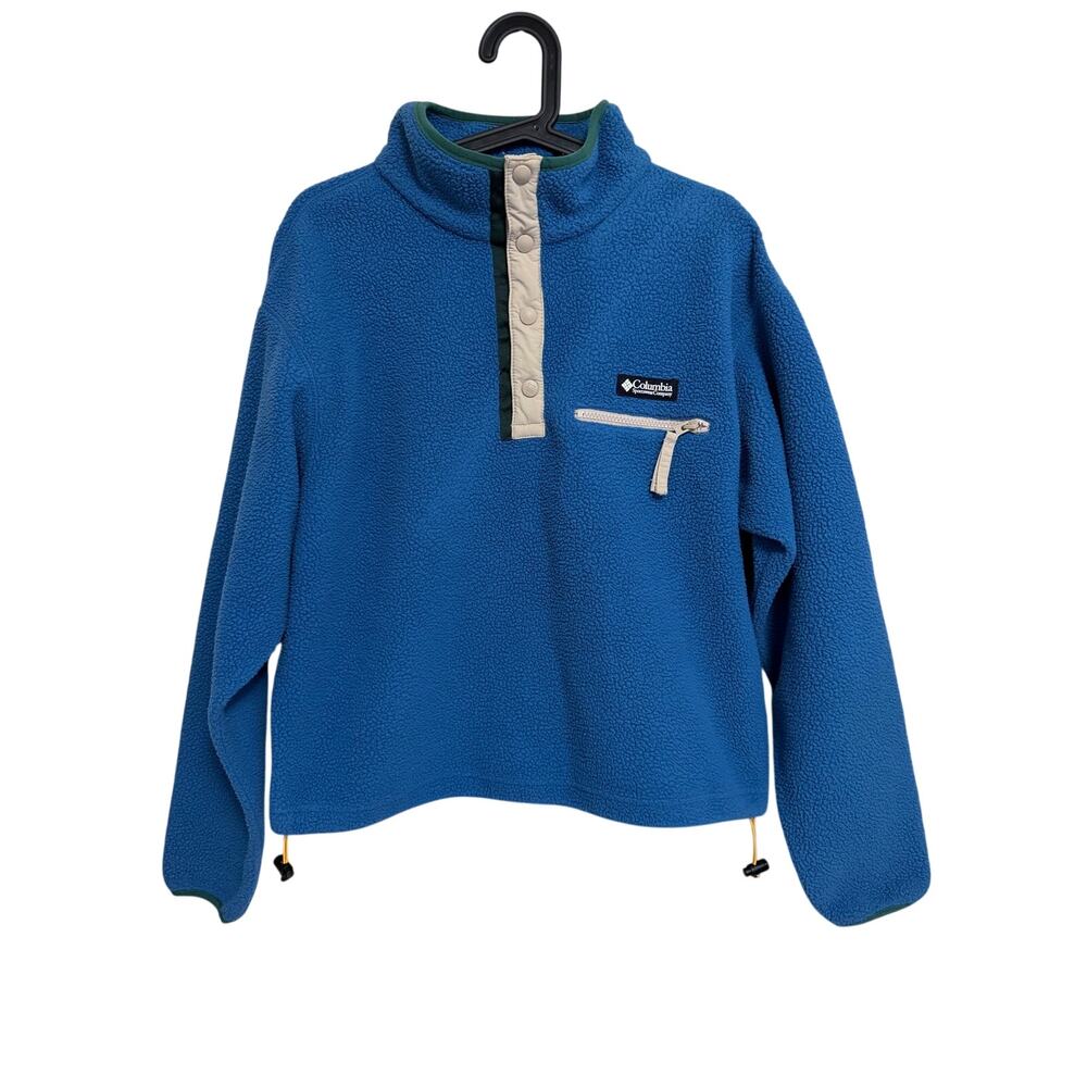 Columbia Helvetia 2 Cropped Half-Snap Fleece Pullover Size M